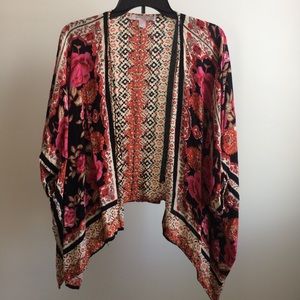 Floral Short sleeve Kimono